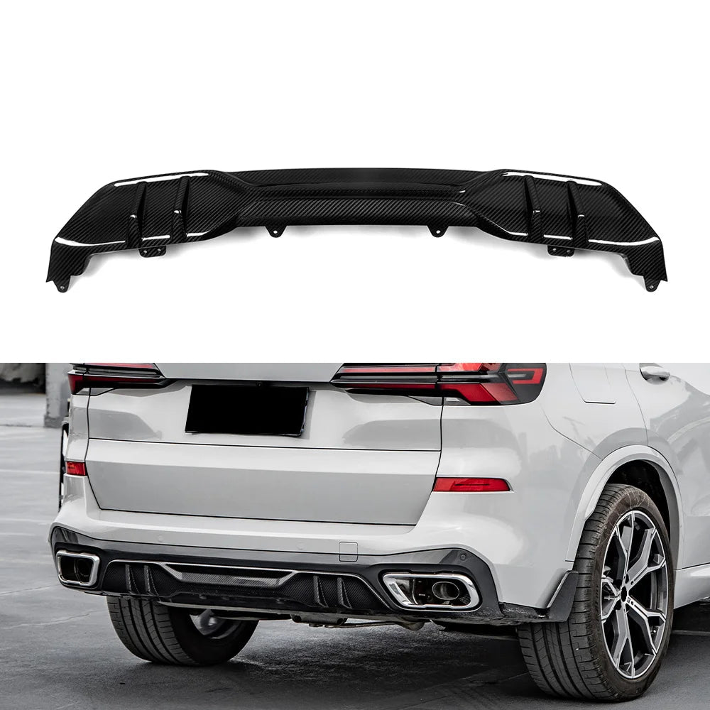 MP Style - Carbon Fiber Rear Diffuser For BMW X5 G05/G05 LCI