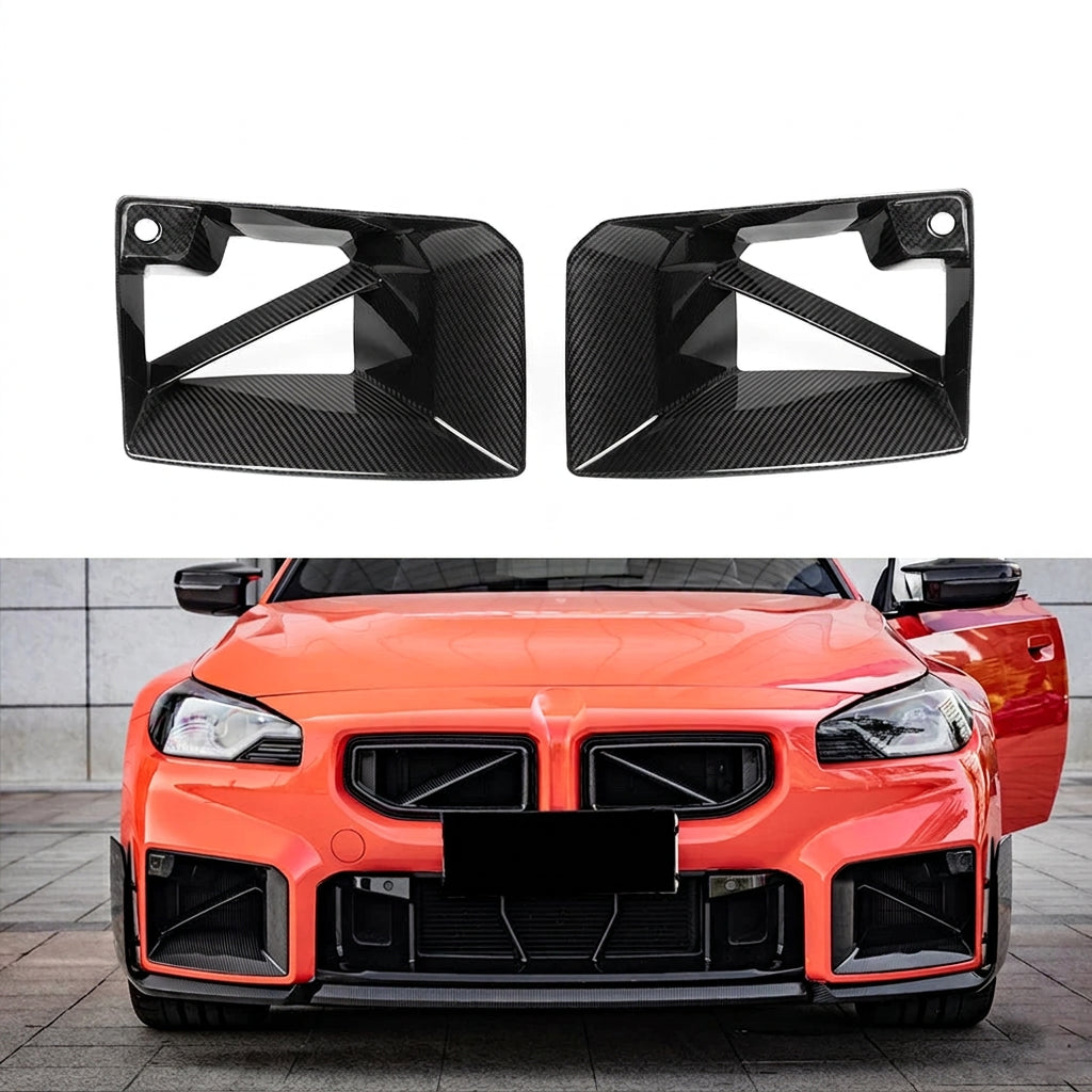 MP Style Carbon Fiber Front Air Ducts - BMW G87 M2