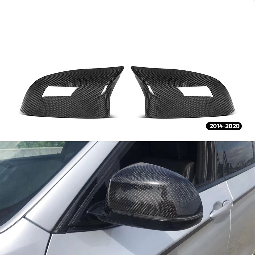 Carbon Fiber Side Rearview Mirror Caps For BMW X5 F15 X6 F16 X3 F25 X4 F26