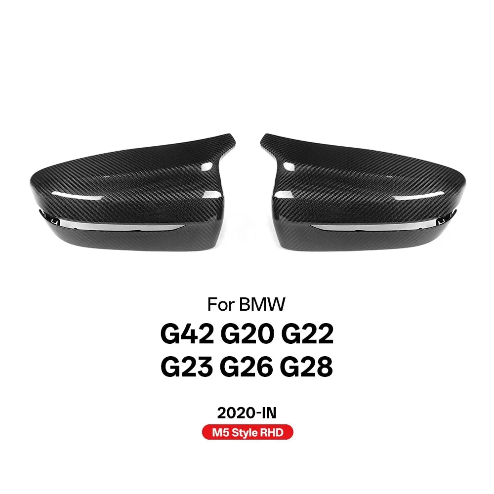 Carbon Fiber Mirror Caps For G42 G20/G28 G22 G23 G26