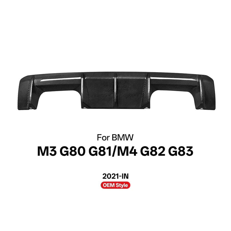 Carbon Fiber Rear Bumper Diffuser For BMW M3 G80 G81 M4 G82 G83