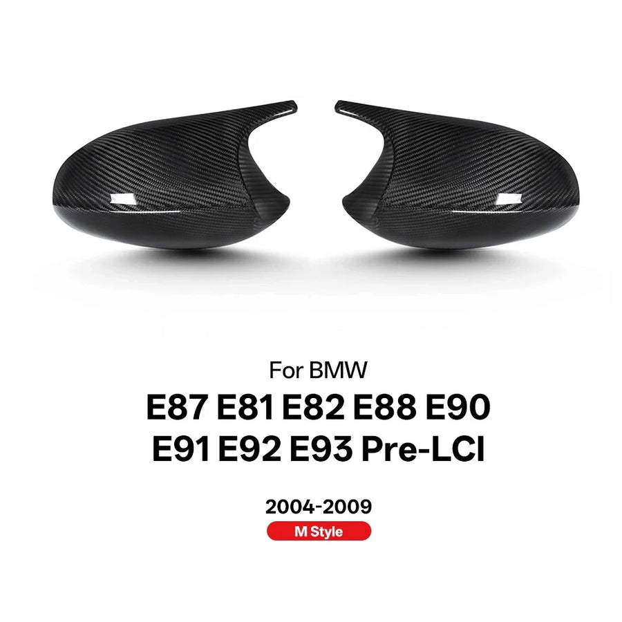 Carbon Fiber Mirror Caps For BMW E90 E92 E93 (PRE-LCI)