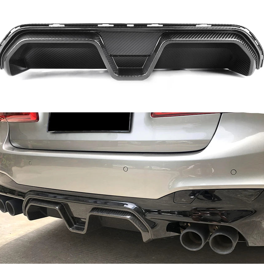 CS Style - Carbon Fiber Rear Diffuser For BMW M5 F90/F90 LCI