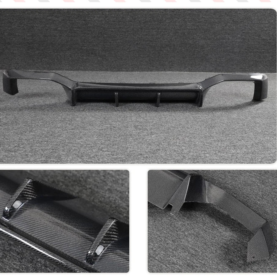 Carbon Fiber Car Rear Bumper Diffuser For BMW F97 X3M / F98 X4M LCI