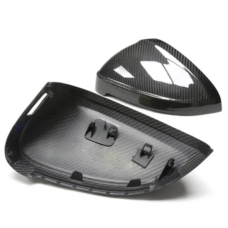 Pre-Preg Dry Carbon Fiber Side Mirror Cover Cap For Audi B9 A5 S5 RS5 2017-2023 W W/O Lane Assist Carbon Rearview Mirror Housing