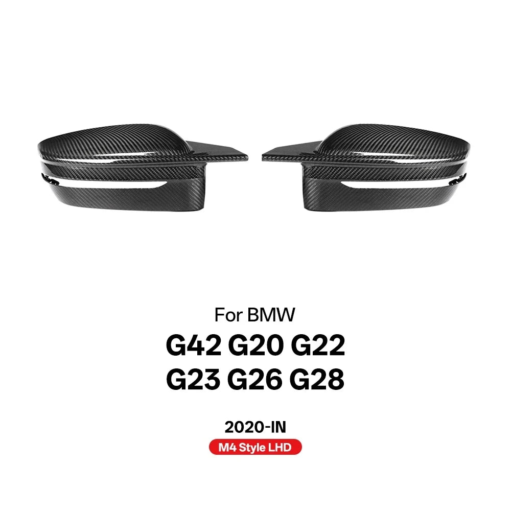 Carbon Fiber Mirror Caps For G42 G20/G28 G22 G23 G26