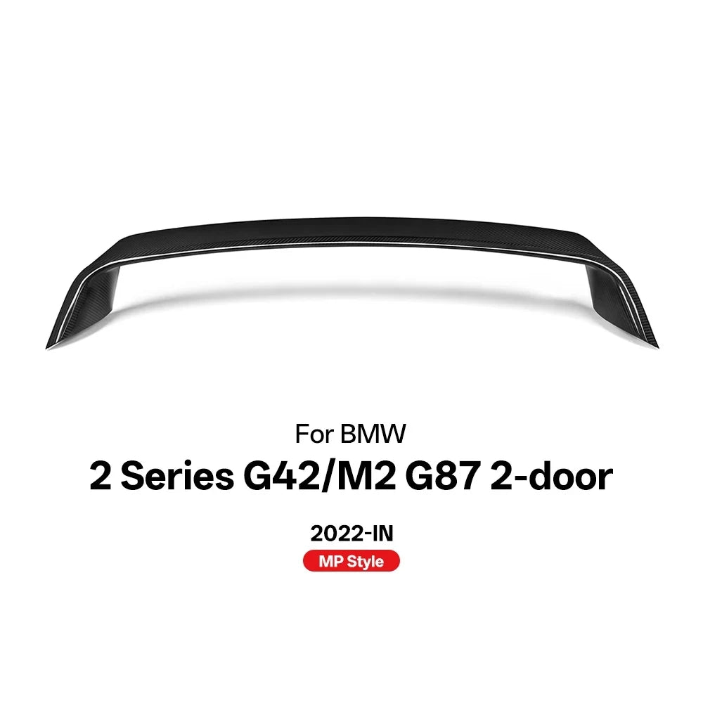 MP Style - Carbon Fiber Rear Trunk Spoiler For BMW 2 Series G42/M2 G87