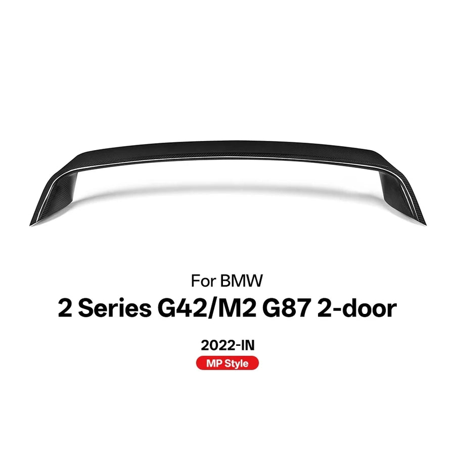 MP Style - Carbon Fiber Rear Trunk Spoiler For BMW 2 Series G42/M2 G87