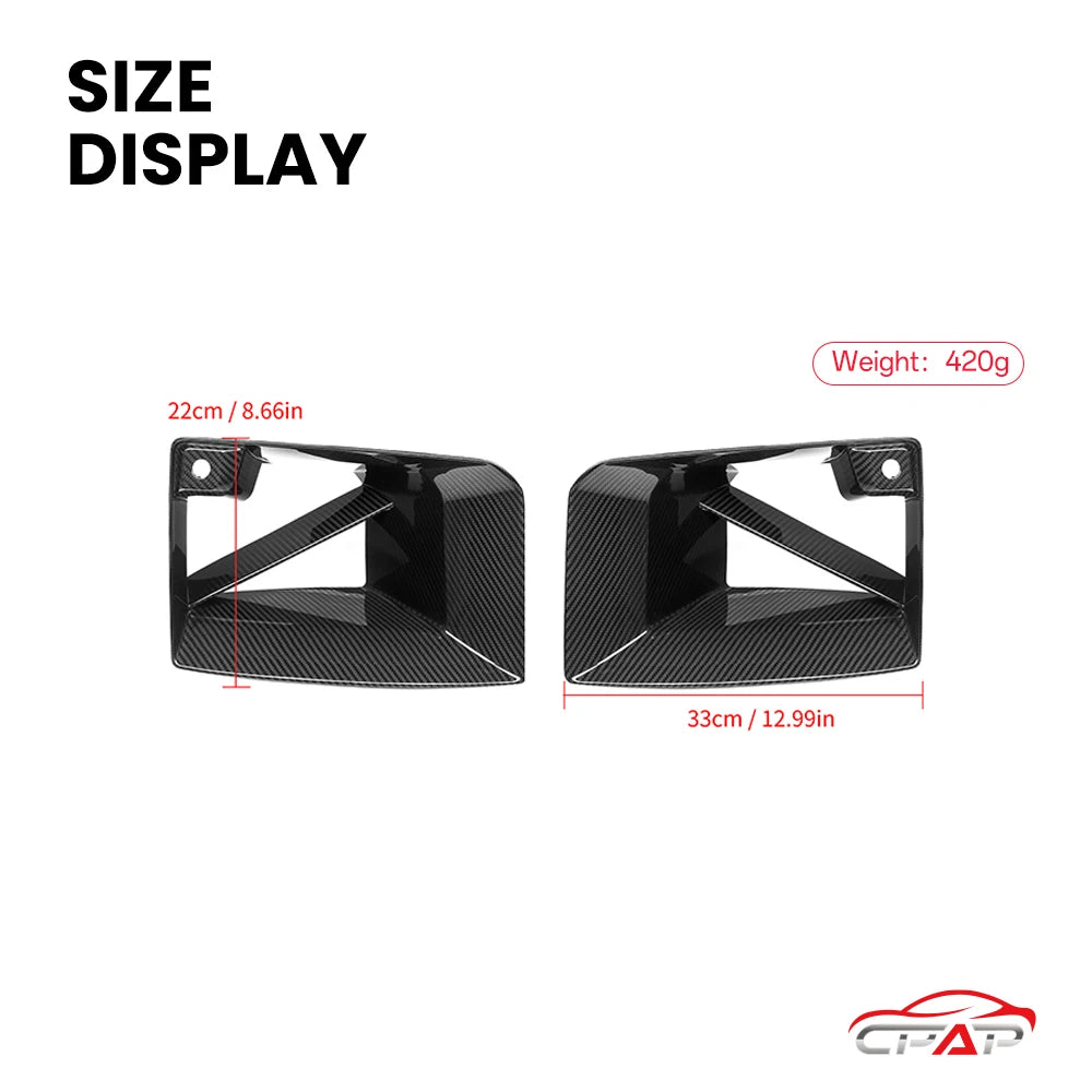 MP Style Carbon Fiber Front Air Ducts - BMW G87 M2