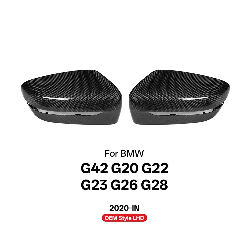 Carbon Fiber Mirror Caps For G42 G20/G28 G22 G23 G26