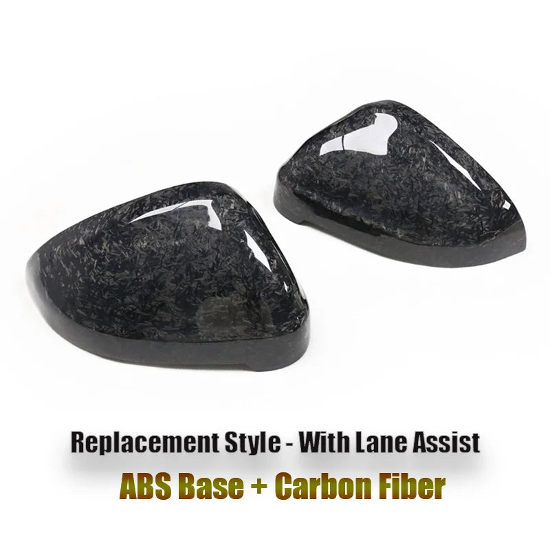Pre-Preg Dry Carbon Fiber Side Mirror Cover Cap For Audi B9 A5 S5 RS5 2017-2023 W W/O Lane Assist Carbon Rearview Mirror Housing