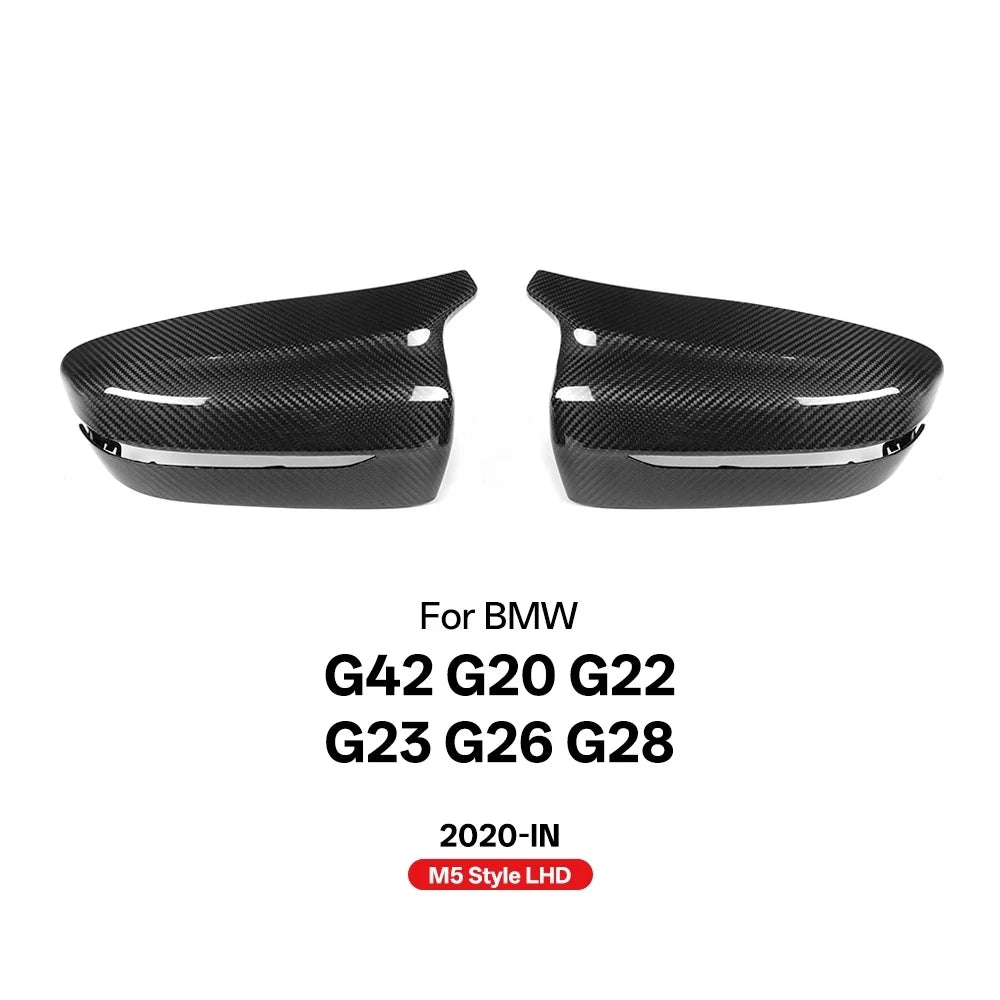 Carbon Fiber Mirror Caps For G42 G20/G28 G22 G23 G26