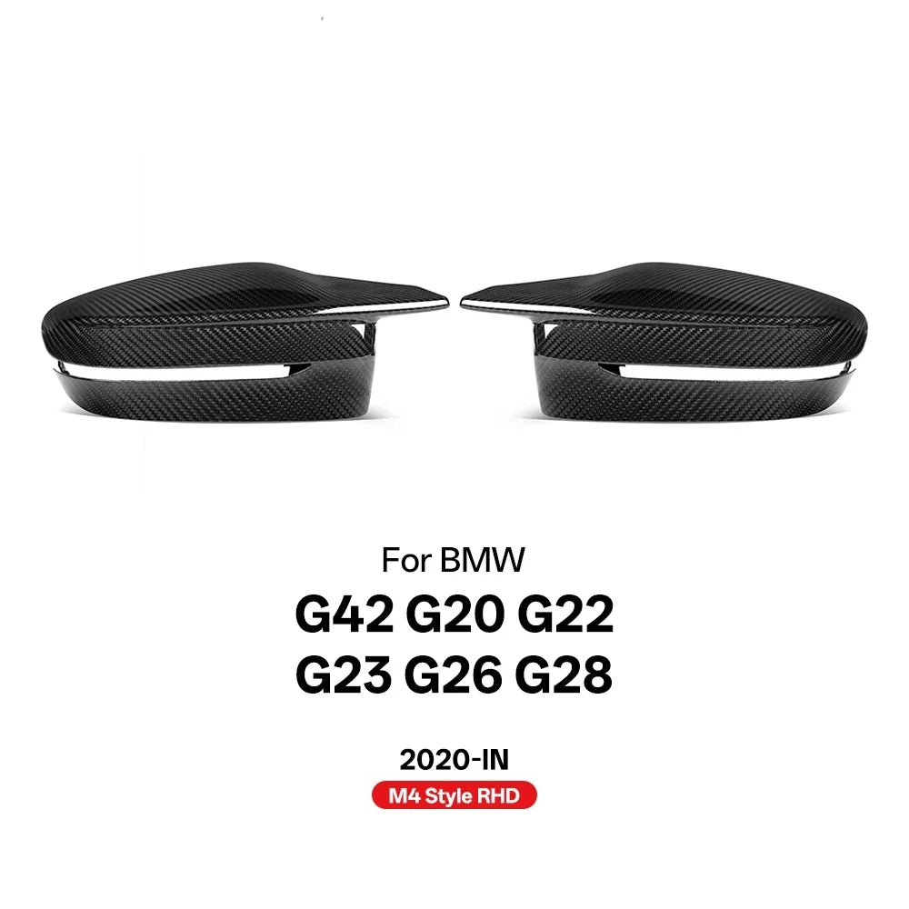 Carbon Fiber Mirror Caps For G42 G20/G28 G22 G23 G26