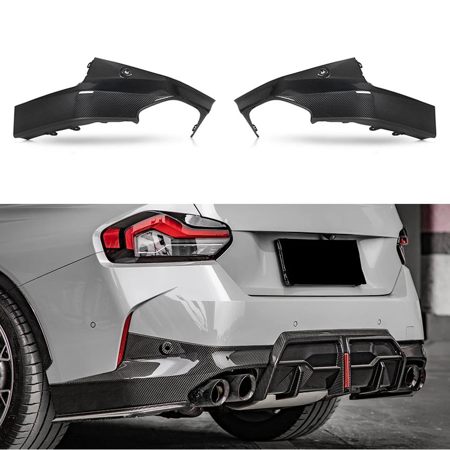 Carbon Fiber Rear Side Diffuser For BMW 2 Series G42/M240