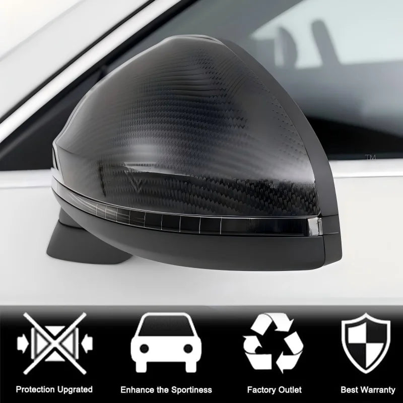 Pre-Preg Dry Carbon Fiber Side Mirror Cover Cap For Audi B9 A5 S5 RS5 2017-2023 W W/O Lane Assist Carbon Rearview Mirror Housing