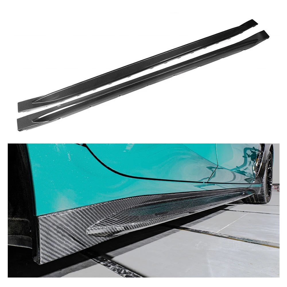 OEM Style - Carbon Fiber Side Skirts For BMW M3 M4 G80 G82 2021