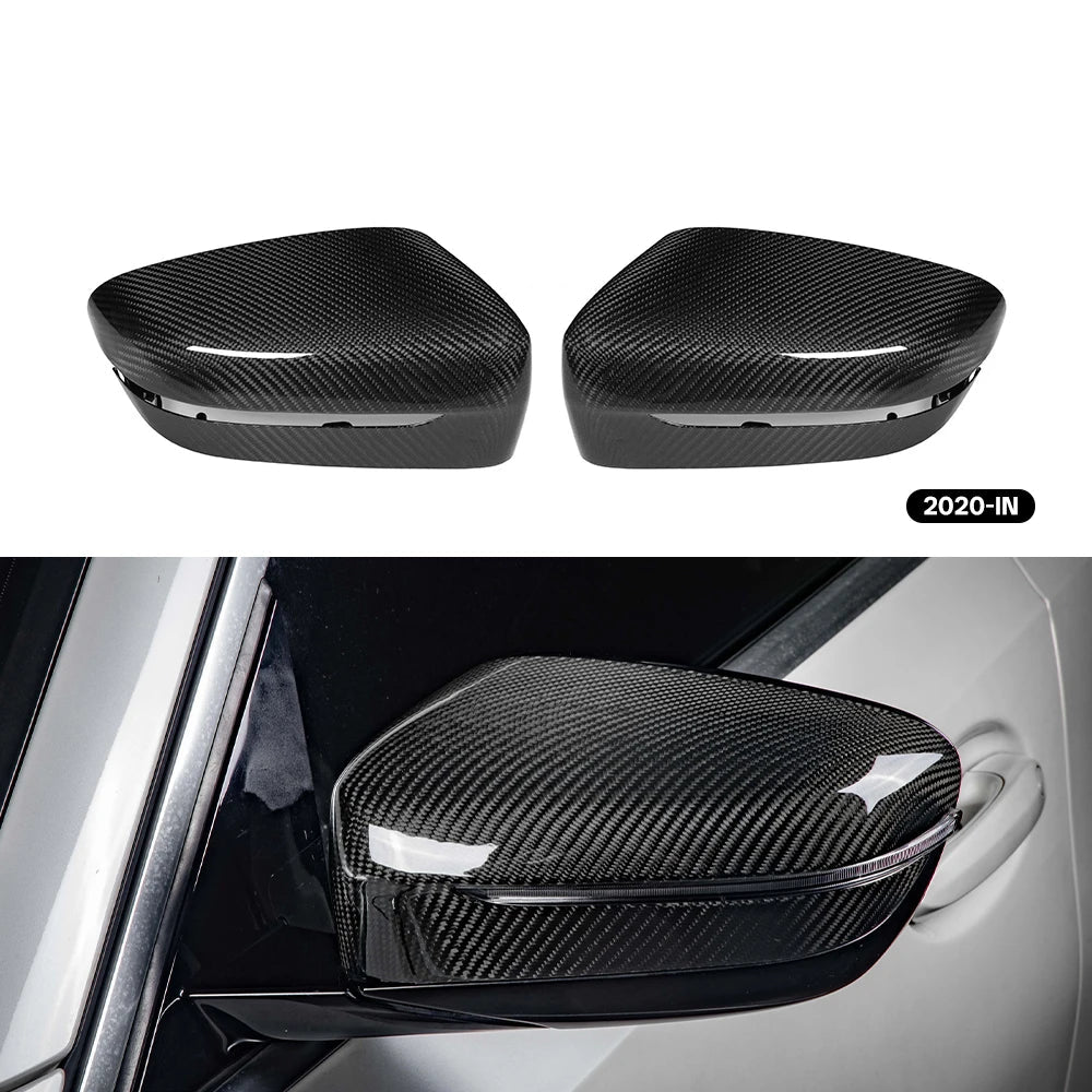 Carbon Fiber Mirror Caps For BMW G42 G20 G22 G23 G26