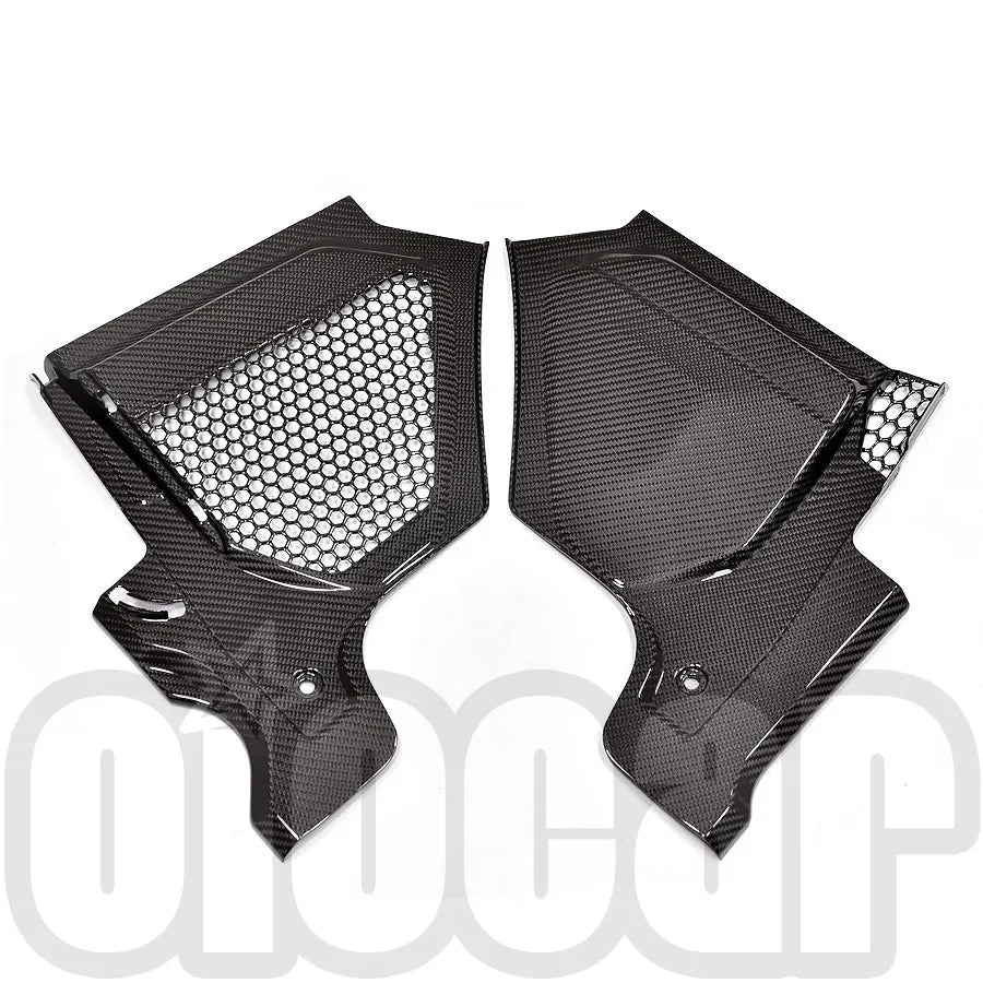 oiomotors 2nd Generation Dry Carbon Fiber Filter Water Cowl Panel Cover for BMW G87 M2 G80 G81 M3 G82 G83 M4