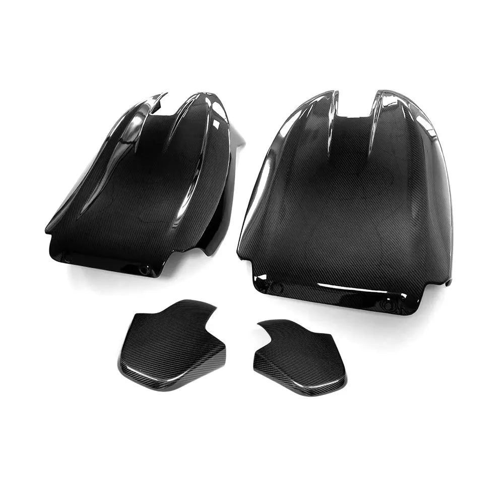 Carbon Fiber Seat Back Covers Trims For BMW M2 M3 M4 M8 X3M X4M G80 G82 F97 F98