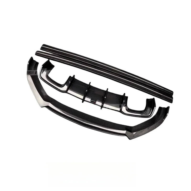 Real Carbon Fiber Body Kit Front Lip Rear Diffuser Side Skirts Fit 8V A3 S3 RS3 LCI 2017-2020 Exterior Modification Parts