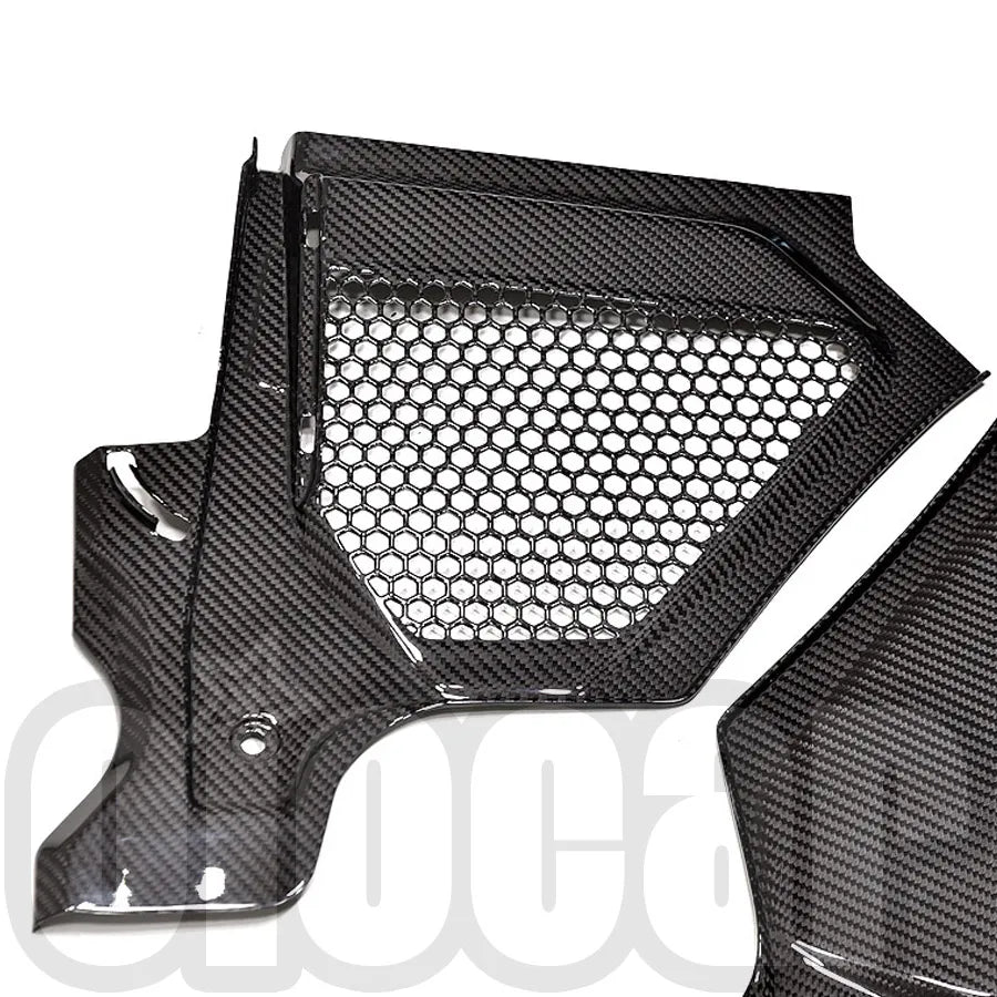 oiomotors 2nd Generation Dry Carbon Fiber Filter Water Cowl Panel Cover for BMW G87 M2 G80 G81 M3 G82 G83 M4