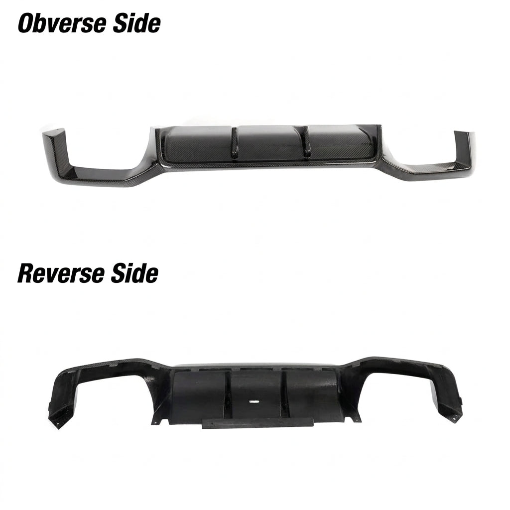 Carbon Fiber Car Rear Bumper Diffuser For BMW F97 X3M / F98 X4M LCI