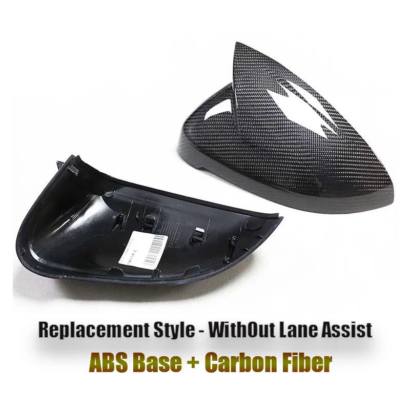 Pre-Preg Dry Carbon Fiber Side Mirror Cover Cap For Audi B9 A5 S5 RS5 2017-2023 W W/O Lane Assist Carbon Rearview Mirror Housing