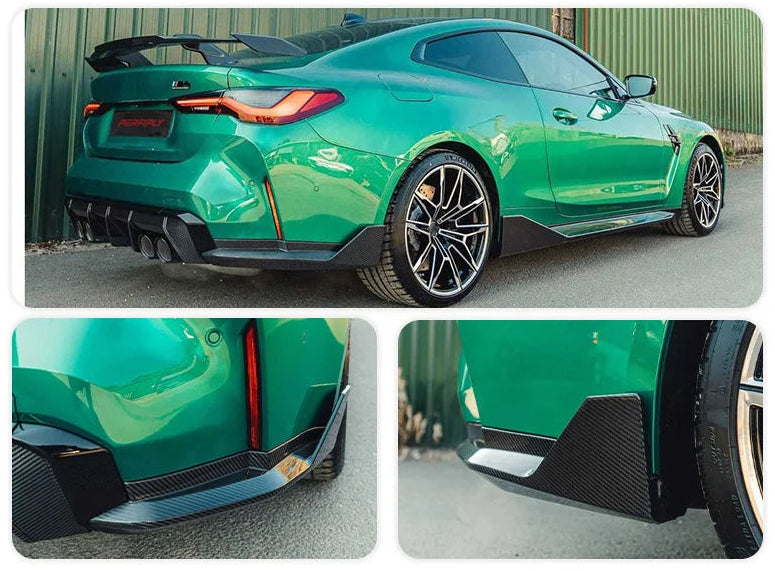 CSL Style - Carbon Fiber Rear Wrap Angle For BMW G80 G82 M3 M4