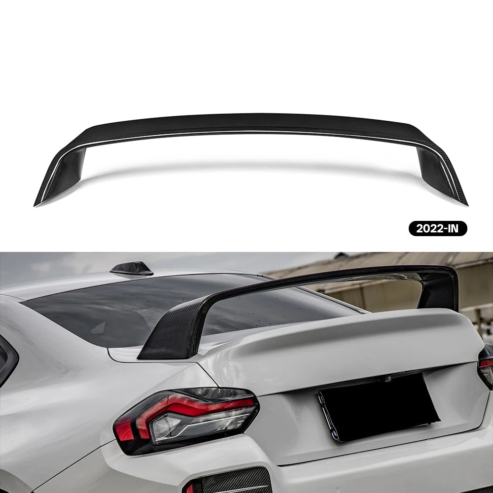 MP Style - Carbon Fiber Rear Trunk Spoiler For BMW 2 Series G42/M2 G87