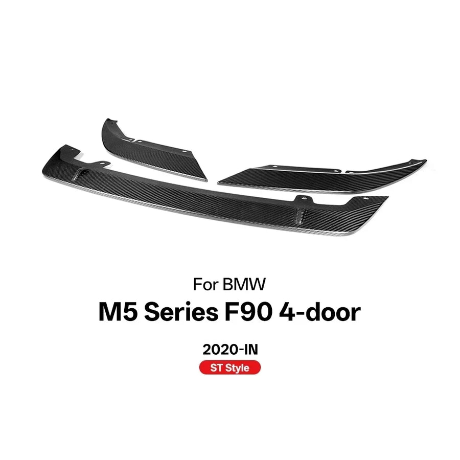ST-Style Carbon Fiber Front Bumper Lip for BMW M5 F90 LCI