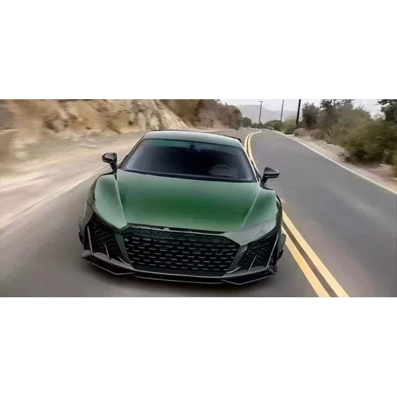High Quality Real Carbon Fiber Front Lip For R8 2019-2023
