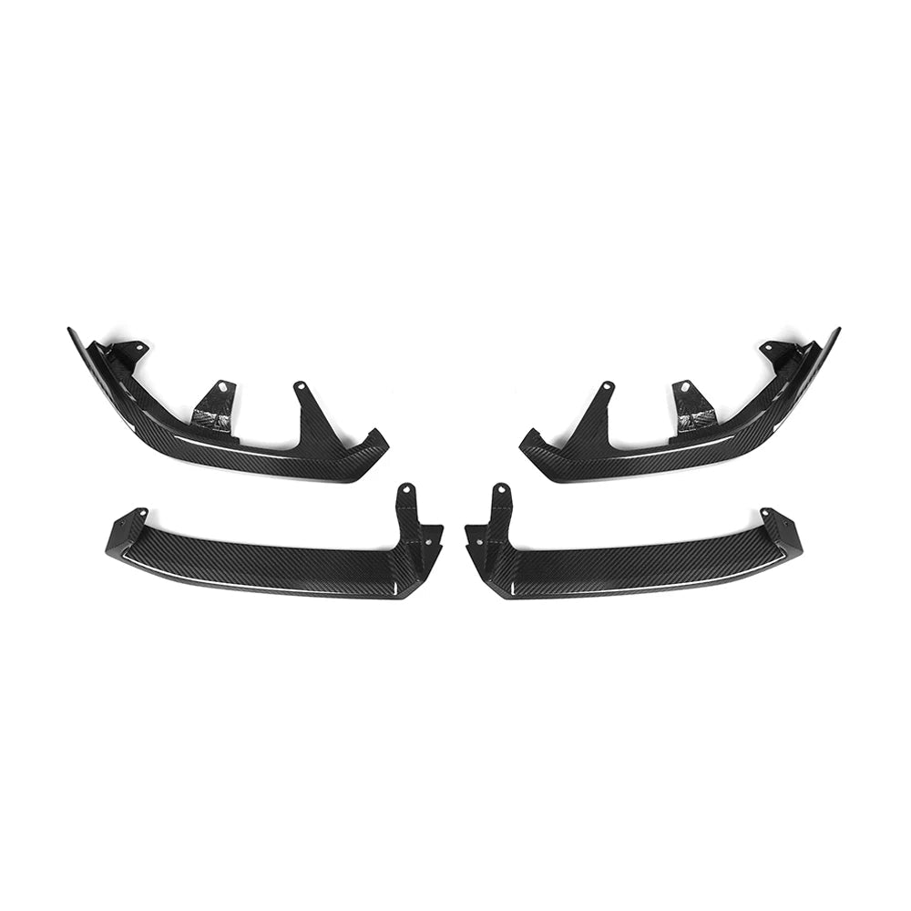 MP - Style Carbon Fiber Front Lip For BMW 5 Series G60 I5 4Pcs/Set