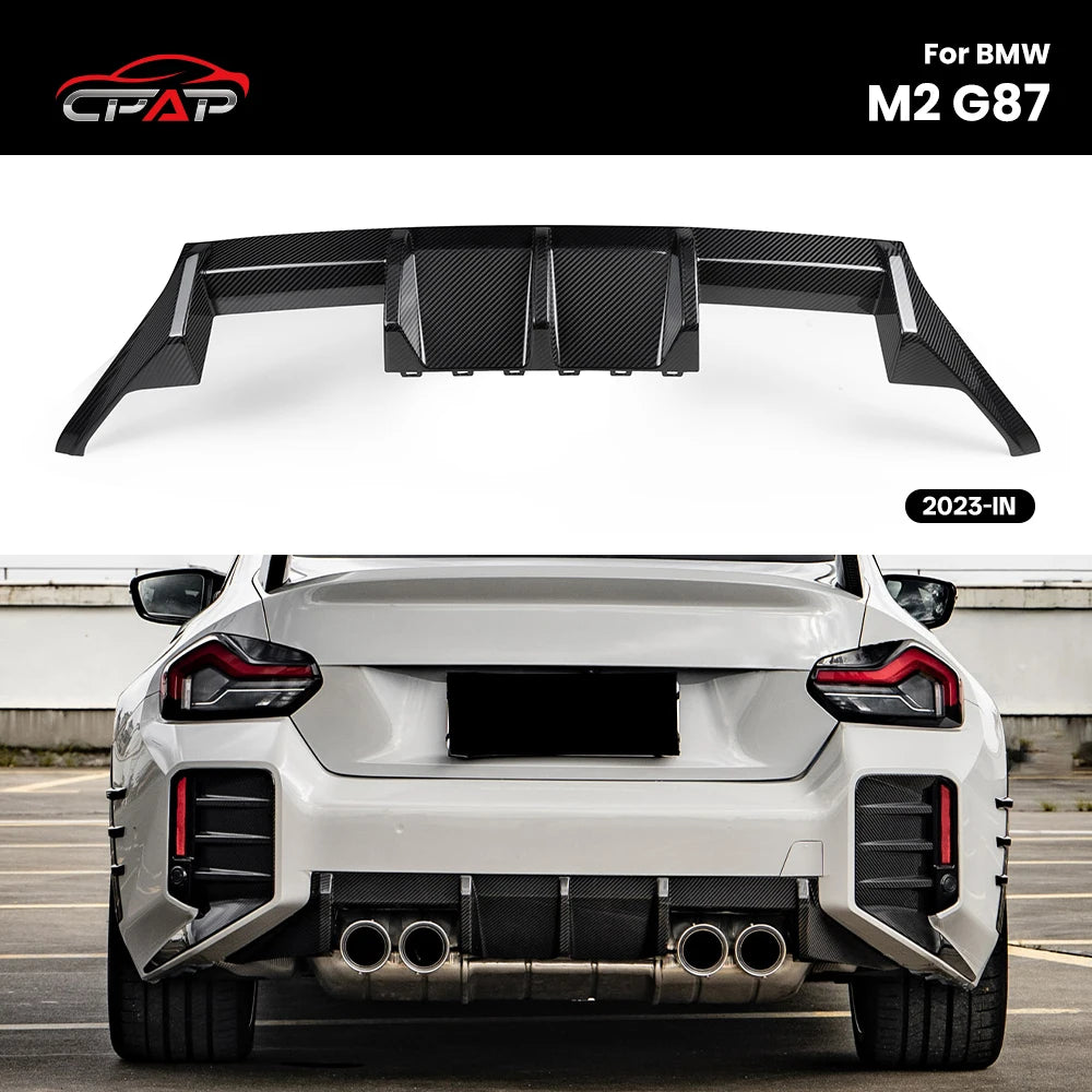 Carbon Fiber Rear Diffuser For BMW M2 G87