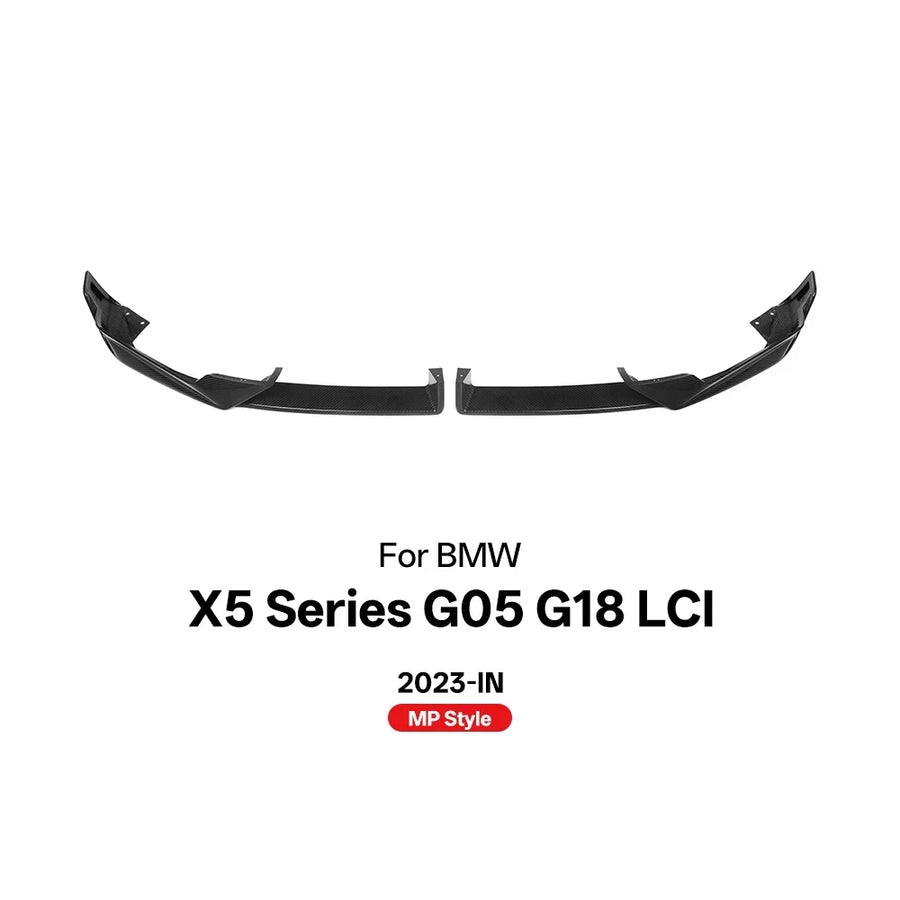 MP Style - Carbon Fiber Front Lip For BMW X5 Series G05 (LCI)