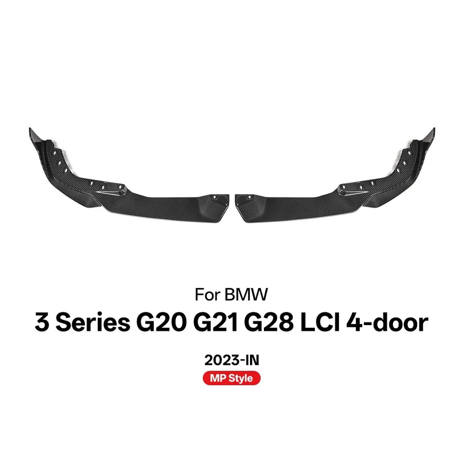Carbon Fiber Front Lip For BMW 3 Series G20 (LCI)