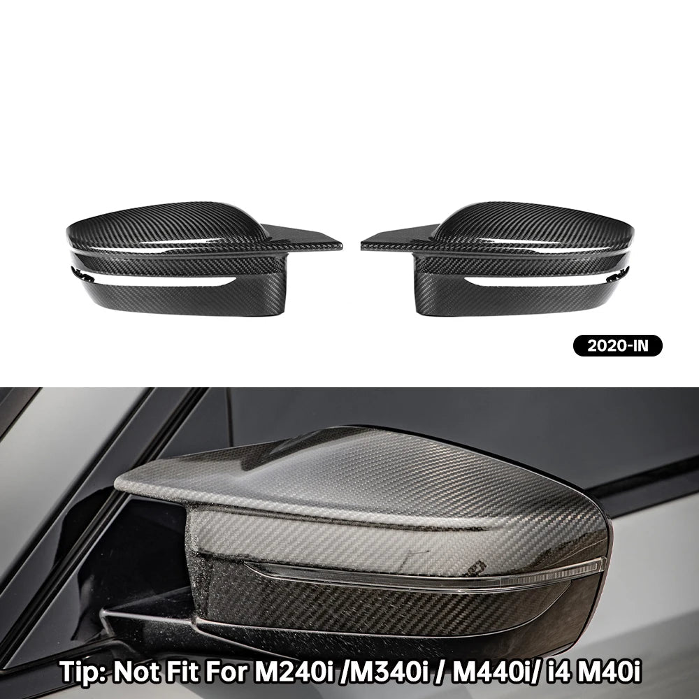 Carbon Fiber Mirror Caps For G42 G20/G28 G22 G23 G26